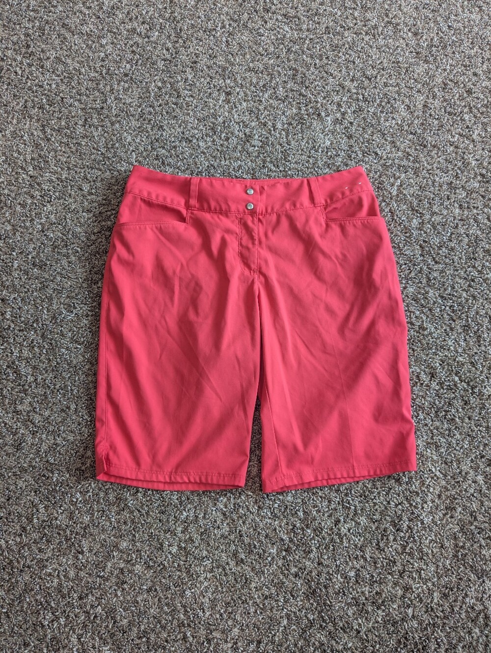 Adidas Lightweight Active Shorts Size 6 Pink Red